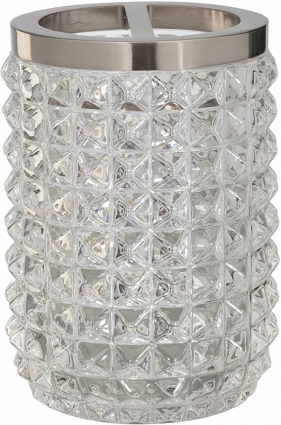 Стакан Creative Bath Deco Clear для зубных щеток
