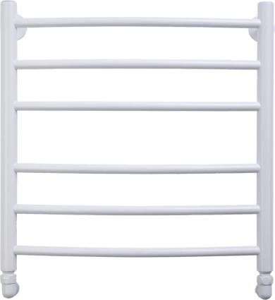 Полотенцесушитель водяной Comfysan Noumi W-6 60х50 60x55 см, матовый белый, лесенка