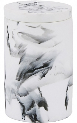 Контейнер Kassatex Arabesco white/black