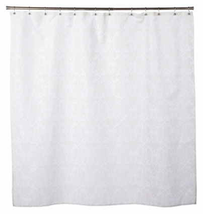 Штора для ванной Carnation Home Fashions Damask Ivory