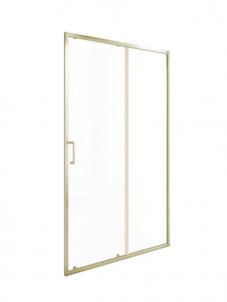Душевая дверь в нишу Good Door Lite WTW-130-C-BG 130х190 см, профиль матовое золото, стекло прозрачное