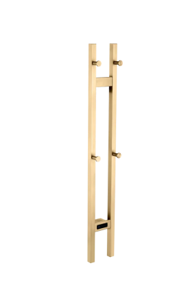 Полотенцесушитель электрический Boheme 728-MG 120x15 см, скрытое подключение, матовое золото, I-образный