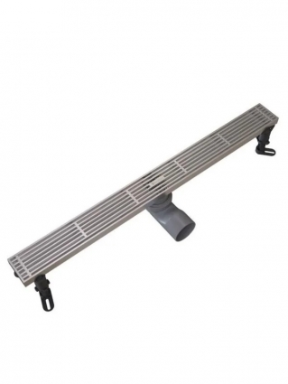 Душевой трап линейный Knotlor SDRW0600LBS, матовая сталь