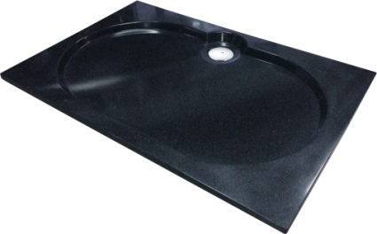 Поддон для душа GuteWetter Deluxe 120x80x2 Q черный