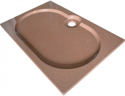 Поддон для душа GuteWetter Deluxe 120x80x2 Q терракот