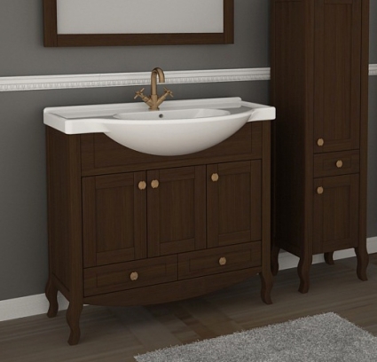 Тумба для комплекта ASB-Woodline Флоренция 85 бук тироль