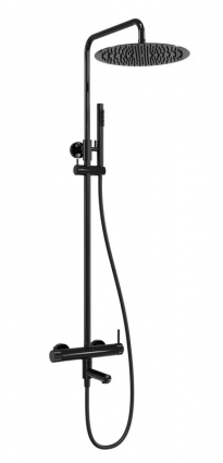 Душевая стойка Milleau ML5219KS.DM-GB глянцевая черная