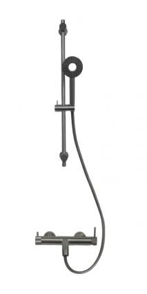 Смеситель для ванны с душем Milleau ML81803M/0705Q.BD-GM брашированная оружейная сталь