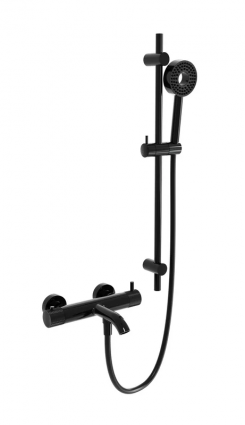 Смеситель для ванны с душем Milleau ML81803M/0705Q.BD-GB глянцевый черный
