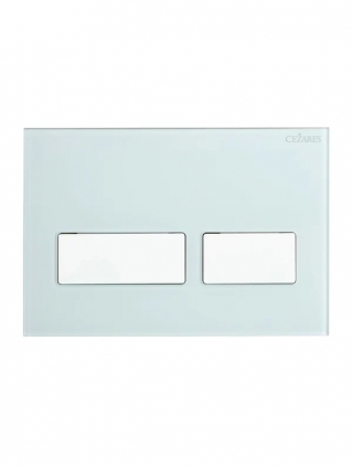 Кнопка смыва для унитаза Cezares Lux LUX-GB-2-BIO пластик, стекло