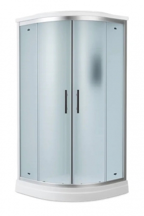 Душевая кабина Timo T-6609 PDS 90x90 см, с низким поддоном, профиль хром