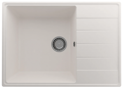 Мойка кухонная Ulgran Quartz Prima 700-01 70x50, жасмин, встраиваемая сверху, кварц