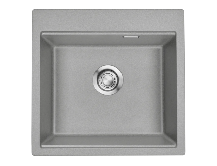 Мойка кухонная Emar Quartz EMQ-1520.Q Барит 52x50, барит, встраиваемая сверху, кварц