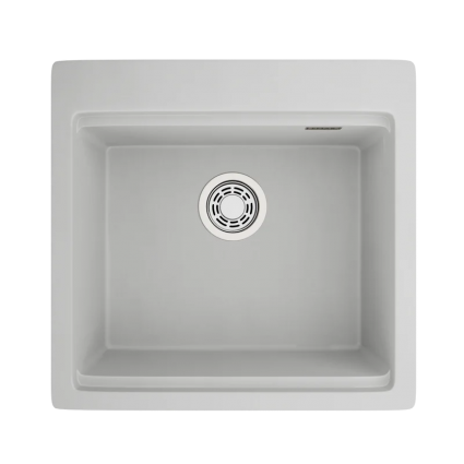 Мойка кухонная Emar Quartz EMQ-1520.Q Агат 52x50, агат, встраиваемая сверху, кварц