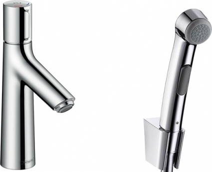 Смеситель Hansgrohe Talis Select S 72291000 для раковины с гигиеническим душем, с донным клапаном Push-Open