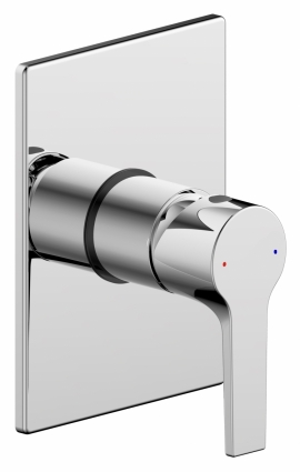Смеситель Bravat Prolate PB85179C-A С ВНУТРЕННЕЙ ЧАСТЬЮ, для душа