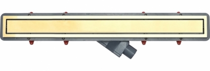 Душевой лоток Pestan Confluo Premium Gold Line 650 с решеткой