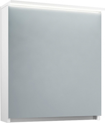 Зеркало-шкаф Edelform Amata 60 с подсветкой, белый глянец
