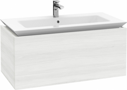 Тумба с раковиной Villeroy & Boch Legato 100 white wood