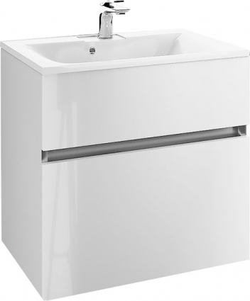 Тумба с раковиной Edelform Amata 60 белый глянец
