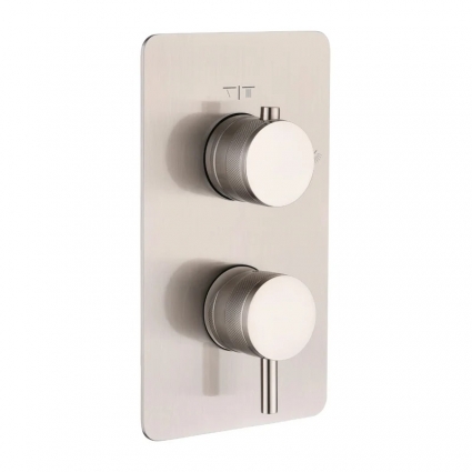 Встраиваемый смеситель для душа и ванны Boheme Cell 135-2-NB nickel brush