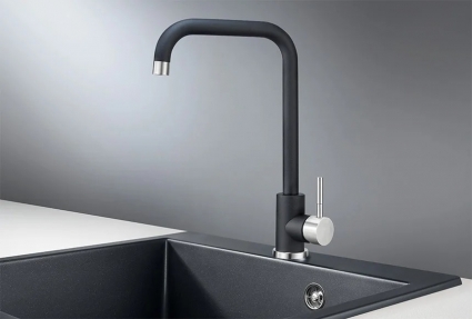 Кухонный смеситель GRANULA Standart ST-4033, ШВАРЦ