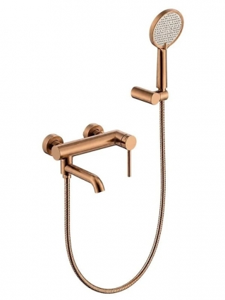 Смеситель для ванны GAPPO G3206-43, розовое золото