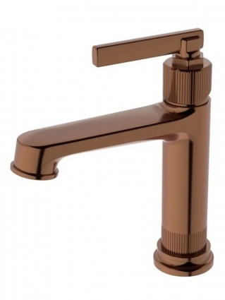 Смеситель для раковины Haiba HB10797-2, брашированное розовое золото