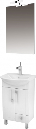 Мебель для ванной Triton Диана 50 R, 2 двери, 1 ящик, белая