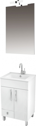 Мебель для ванной Triton Кристи 52 L, 2 двери, 1 ящик, белая