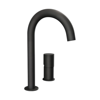 Смеситель для раковины Remer Грань (Edge) EG557NO, черный матовый