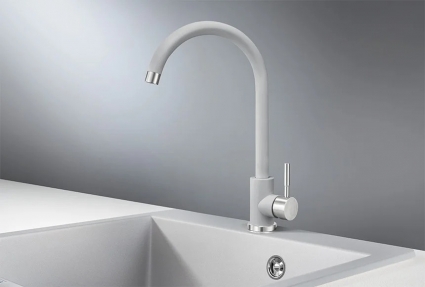 Кухонный смеситель GRANULA Standart ST-4031, АЛЮМИНИУМ