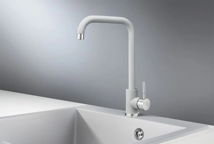 Кухонный смеситель GRANULA Standart ST-4033, АЛЮМИНИУМ