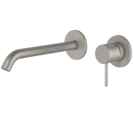 Смеситель для раковины Remer Икс стиль Нержавеющая сталь (X Style Inox) SSX15PL С ВНУТРЕННЕЙ ЧАСТЬЮ, нержавеющая сталь