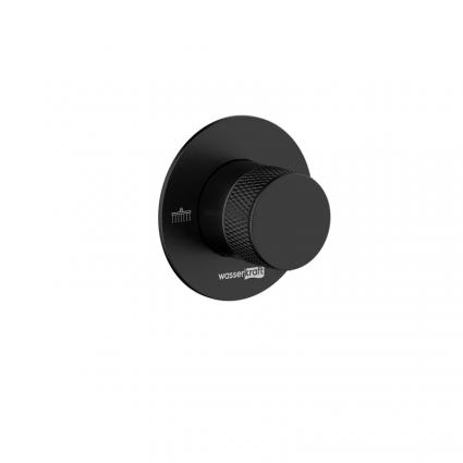 Переключатель потоков Wasserkraft Мюриц (Muritz) 98DVR2MB С ВНУТРЕННЕЙ ЧАСТЬЮ, матовый черный