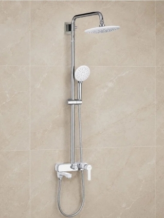 Душевая система GAPPO G2403-8, хром/белый