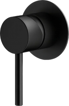 Встраиваемый смеситель для душа и ванны Plumberia Selection Ixo XO1111NO матовый черный