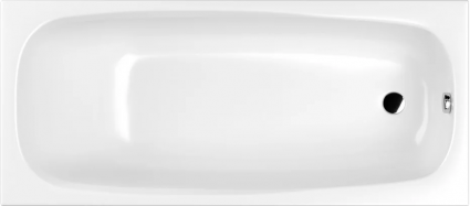 Акриловая ванна WHITECROSS Layla 0102.170075.100 без опоры 170x75 см, пристенная, белый глянец