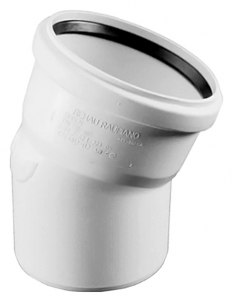 Отвод Rehau Raupiano Plus 30&deg; 75 мм