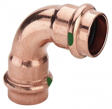 Отвод Viega 2416 ВВ 90&deg; Profipress c SC-Contur 35