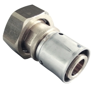 Переходник Oventrop Cofit P 20хG3/4" никелированный, с накидной гайкой