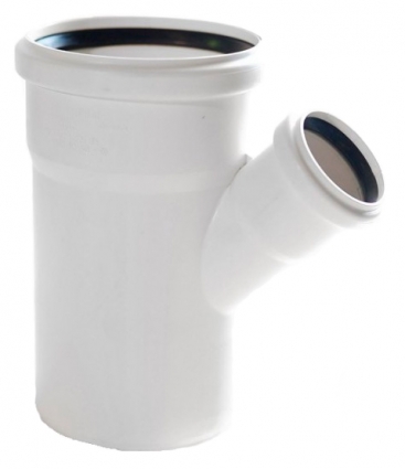 Тройник Rehau Raupiano Plus 45&deg; 110/75