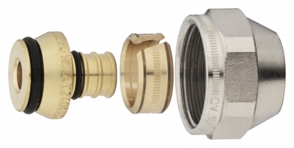 Резьбозажимное соединение Oventrop Cofit S 16xG 3/4" никелированное