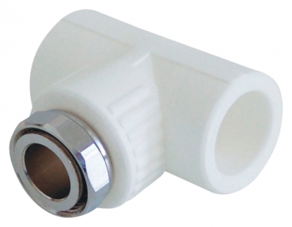 Тройник Kalde 3222-tut-251000 25х1" с накидной гайкой