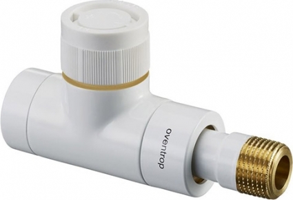 Термостат Oventrop E DN 15 проходной, белый, 1/2"
