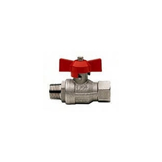 Шаровый кран Royal Thermo Optimal 1/2 нар-вн, ручка бабочка