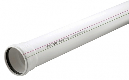Труба канализационная Rehau Raupiano Plus 50/750 (штага: 0.75 м)