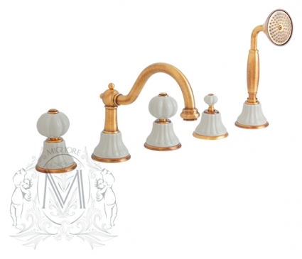 Смеситель Migliore Olivia ML.OLV-5880.Bi.Do С ВНУТРЕННЕЙ ЧАСТЬЮ