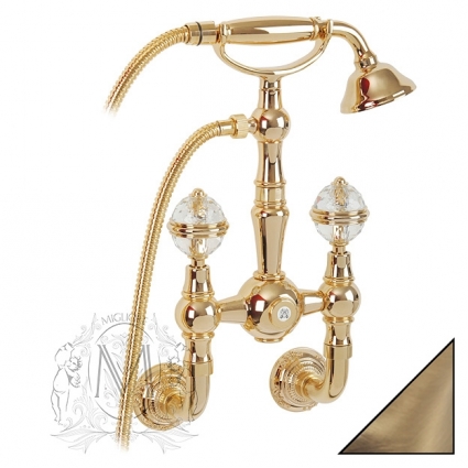 Смеситель Migliore Cristalia Swarovski ML.CRS-3746 Br для душа
