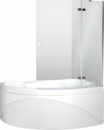 Шторка на ванну Aquanet Beta 2 NF7221-2 hinge R для ванны Jamaica R
